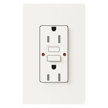 LUTRON CAR-15-GFST-WH RECEPTACLES GFCI TAMPER-RESISTANT WHITE
