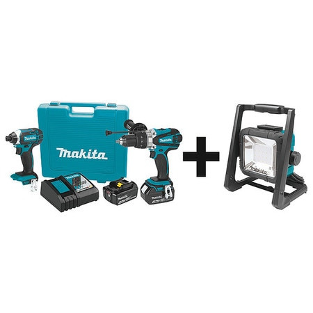MAKITA XT263M + DML805 CORDLESS COMBINATION KIT,3 TOOLS,18V DC