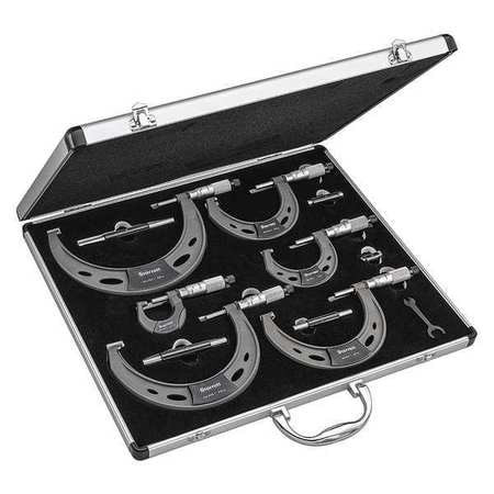 STARRETT ST444.1CXRLZ MICROMETER SET - 0-6" - ALT NUMBER - 725