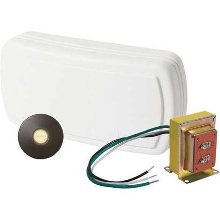 BROAN BK131LRBZ DOORBELL,1 STUCCO PUSHBUTTON,BRONZE