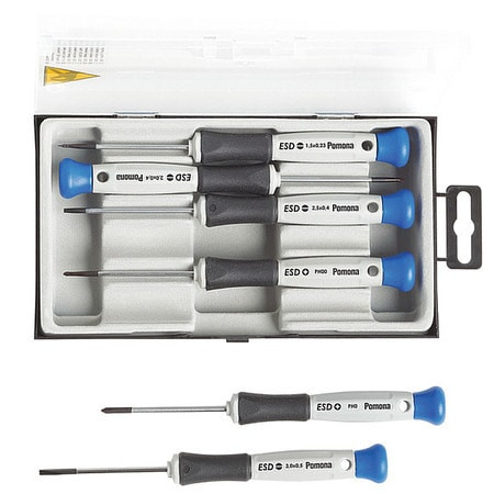POMONA ESDSET6 ESD SCREWDRIVER SET 6 PCS.