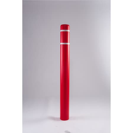 POST GUARD CL1386S POST SLEEVE 7 DIA 72 H RED/WHITE