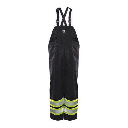 OPEN ROAD 6323PB-XXXL BIB PANT,HI-VIS,CLASS1,150D,BLACK,3XL