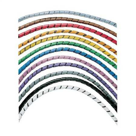 PANDUIT CORPORATION T12F-C SPIRALWRAP,.12"X100FT,POLYETHYLENE,WHT