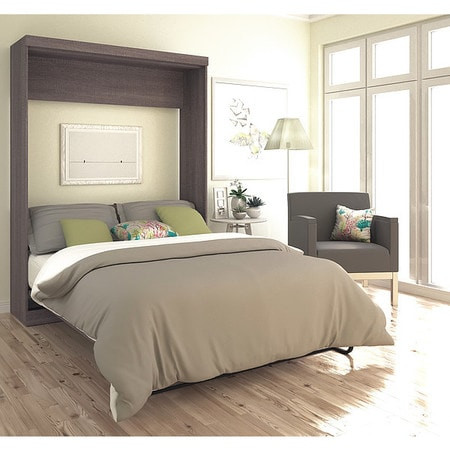 BESTAR 26184-47 QUEEN WALL BED PUR BARK GRAY