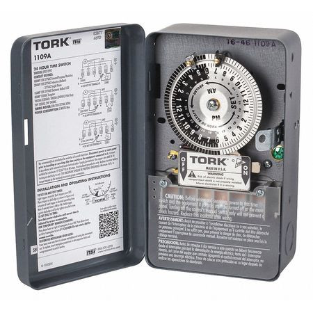 NSI INDUSTRIES 1109A ELECTROMECHANICAL TIMER 40A 7-15/16 H