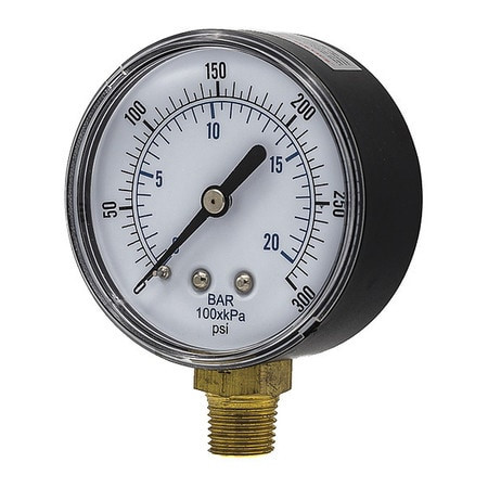 PIC GAUGES SEP-101D-254H-BSPT PRESSURE GAUGE NOMINAL 2-1/2 DIAL