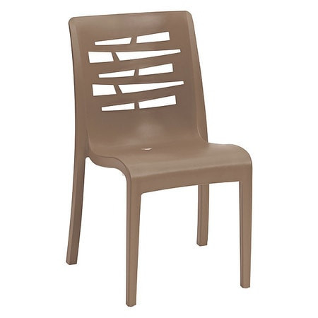GROSFILLEX US218181 ESSENZA STACKING CHAIR TAUPE