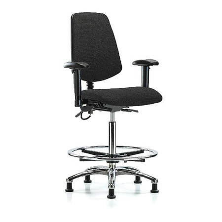 BLUE RIDGE ERGONOMICS BR-ESD-FHBCH-MB-CR-T0-A1-CF-EG-ESDBLK FAB ESD,HI,MD BK,AA,FR,STAT,BLK