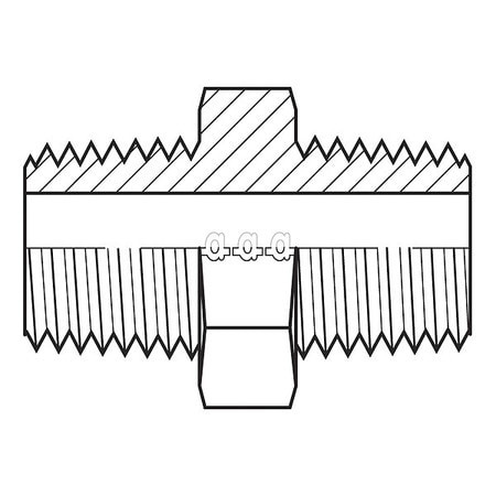 ADAPT-ALL 9010-1616 HOSE ADAPTER 1 BSPT 1 BSPT