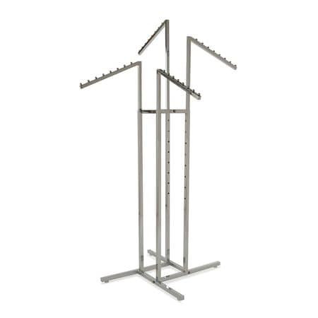 ECONO K15 4-WAY W/ SLANT ARMS (K15) GARMENT RACK -