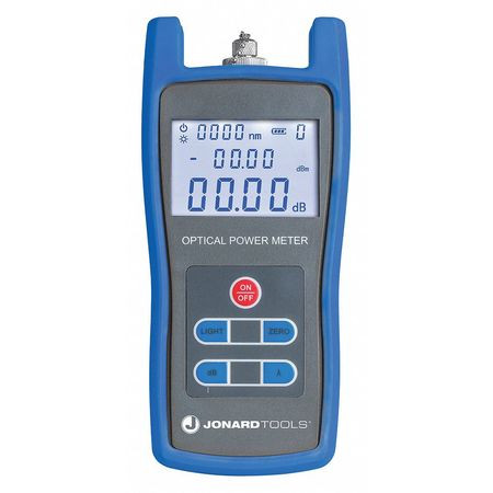 JONARD TOOLS FPM-50 FIBER OPTIC POWER METER LCD DISPLAY