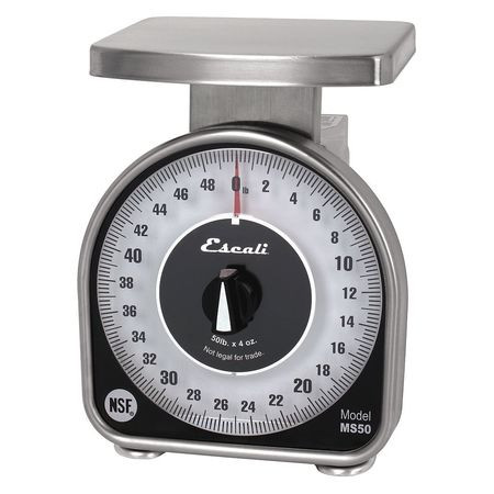 ESCALI SCMDL50 SCALE,MECHANICAL DIAL,NSF,50 LB.