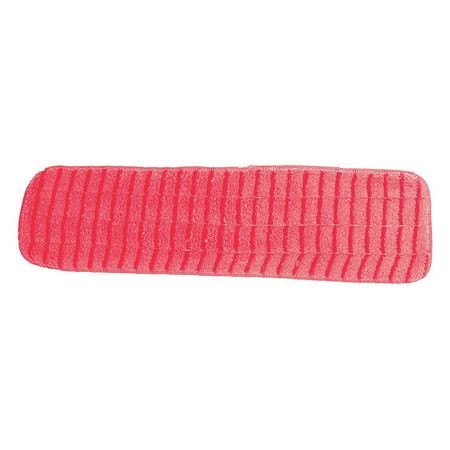MICROFIBER TECHNOLOGIES LWRS18 MOP PAD FLAT MICROFIBER HEAD RED PK12