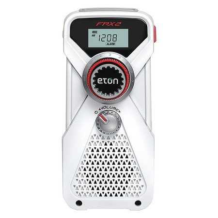 ETON ARCFRX2WXW PORTABLE WEATHER RADIO WHITE AM/FM NOAA