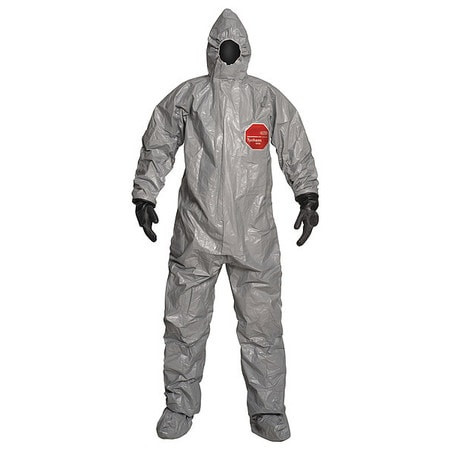 TYCHEM TF199TGYLG0006WG TYCHEM6000COVERALL WITHOUTER BOOT FLAPS-
