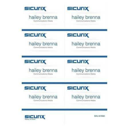 SICURIX BAU 67660 REPLACEMENT BADGE COLOR WHITE PK280