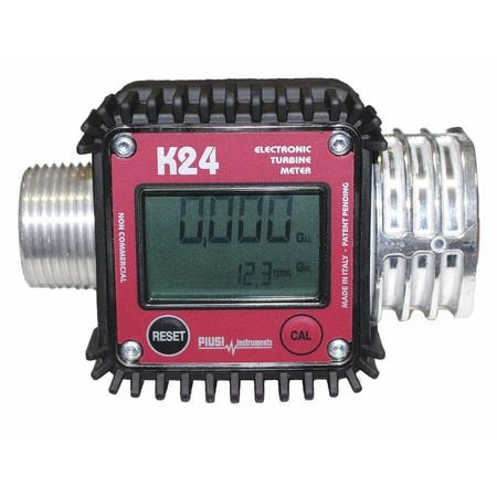PIUSI USA F0040801A TURBINE METER,K24-0,M/F,1" NPT