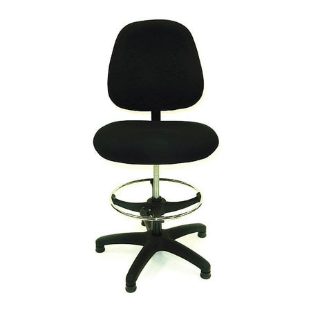 SHOPSOL 1010401 WORKBENCH CHAIR,FABRIC,MID BACK,SIMPLE