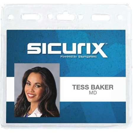 SICURIX BAU 67830 CONVENTION BADGE HOLDER HORIZONTAL PK250