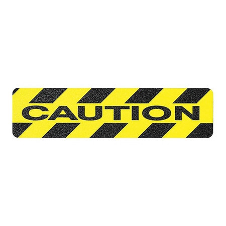 MASTER STOP 84722 ANTI-SLIP CAUTION TREAD,6"X24",PK24