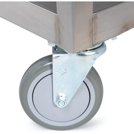 CARLISLE UC5031827 SS UTILITY CART 3 SHELF 500 LB. 18X27