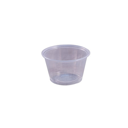 EMPRESS EPC400 PLASTIC PORTION CUP,4OZ.,CLEAR,PK2500