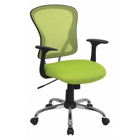FLASH FURNITURE H-8369F-GN-GG MID-BACK TASK CHAIR GREEN