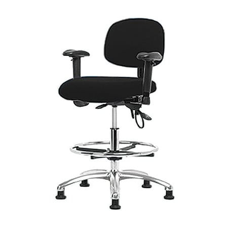 BLUE RIDGE ERGONOMICS BR-ESD-FHBCH-CR-T1-A1-CF-EG-ESDBLK FAB ESD CHR,HI,TILT,AA,FR,STAT,BLK