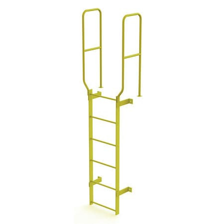 TRI-ARC WLFS0206-Y 5" HIGH 350 LB CAPACITY 6 STEP FIXED LAD