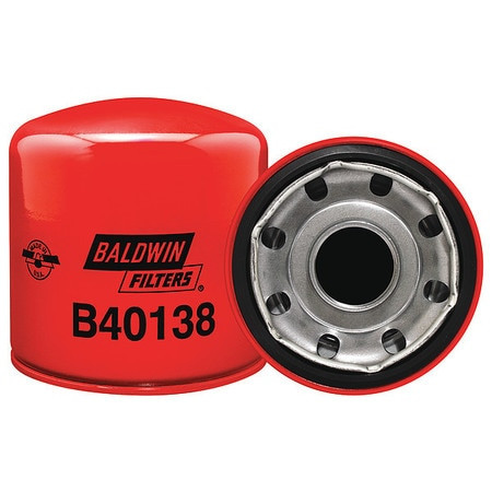 BALDWIN FILTERS B40138 FUEL FILTER,4-15/16" L,4-21/32" O.D.