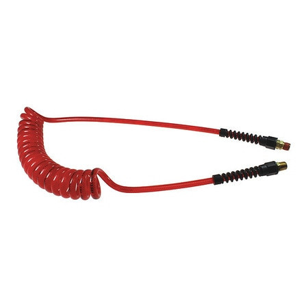 COILHOSE PNEUMATICS CO PUE38-15A-TR FLEXEELCOIL,3/8"IDX15FT,3/8"MPT,RED