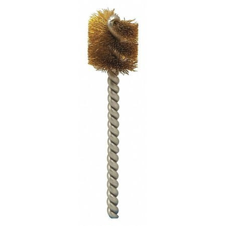 TANIS BRUSH 06447 BURR BRUSH,.006,BRASS,3/4" DIA.