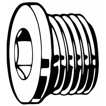 FABORY M07640.160.0150 SOCKET SCREW PLUG 15.0MM L M16-1.5 PK25