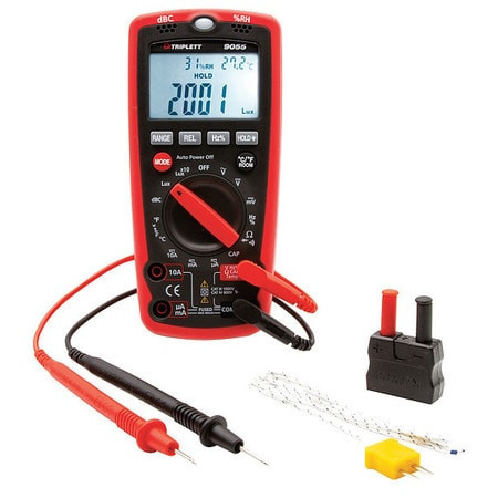 TRIPLETT 9055 DIGITAL MULTIMETER,4000 INSTRUMENT COUNT