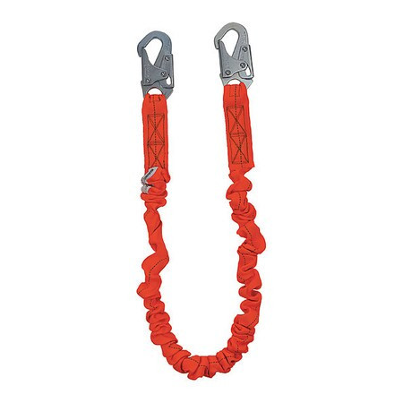 SAFEWAZE FS88590 STRETCH LANYARD DBL SNAP HOOKS