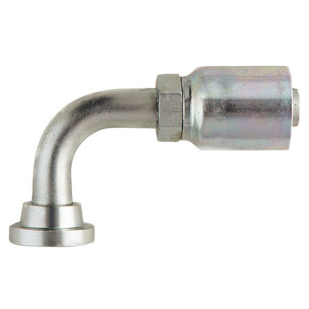 PARKER 11977-12-12 CRIMP FITTING 90 DEG. 3/4 I.D. M FLANGE