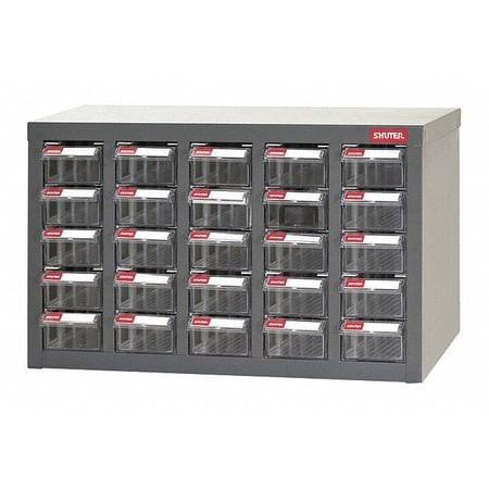 SHUTER 1010012 PARTS CABINET,STEEL,25 BIN