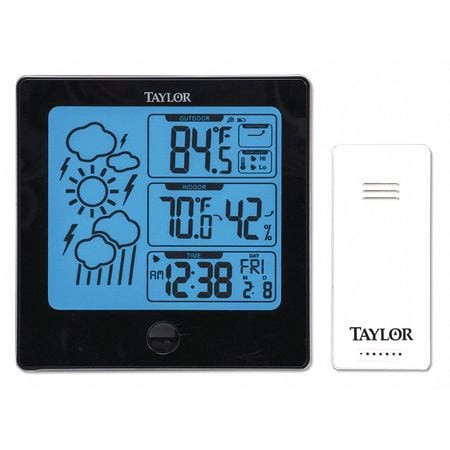 TAYLOR BRANDS 1731 WIRELESS IN/OUT THERMOMETER W/REMOTE