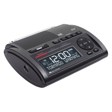 MIDLAND WR400 MIDLAND WEATHER ALERT RADIO CLOCK