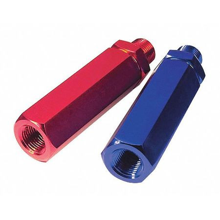 GROTE 81-0125 GLAD HANDLE SET ANODISED RED/BLUE 2 PCS.