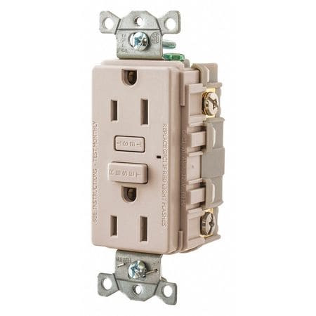 BRYANT GF15LA GFCI RECEPTACLE SELF-TESTING 2 POLES