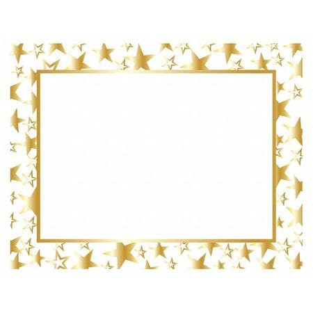 GREAT PAPERS 038963 FOIL CERTIFICATE GOLD TWINKLE PK50