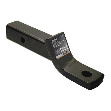 BUYERS PRODUCTS 1803005 STRAIGHT BALL MOUNT (8" TUBE) 2" DROP - 