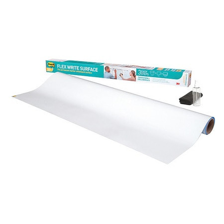 3M OFFICE SUPPLIES (OFSD) FWS8X4 DRY ERASE SHEET,NON-MAGNETIC,96" H