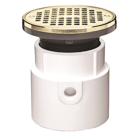 OATEY 72137 ADJ PVC DRAIN 3 OR 4 W/RING STRN