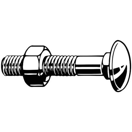 FABORY M08250.120.0090 CARRIAGE BOLT CLASS 4.6 M12-1.75 PK25