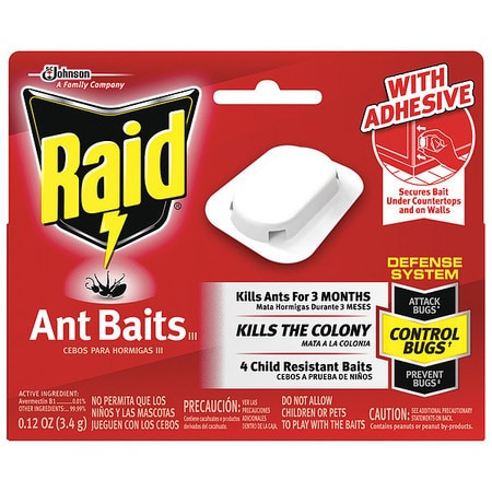 SC JOHNSON 676344 ANT BAITS,4 BAITS,PK12