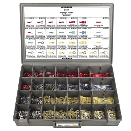DISCO 8679 NYLON WIRE TERMINAL ASSORTMENT,710 PCS