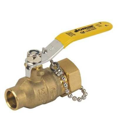 JOMAR VALVE S-100HSG LF BRASS CAP AND CHAIN VALVE CXC 3/4